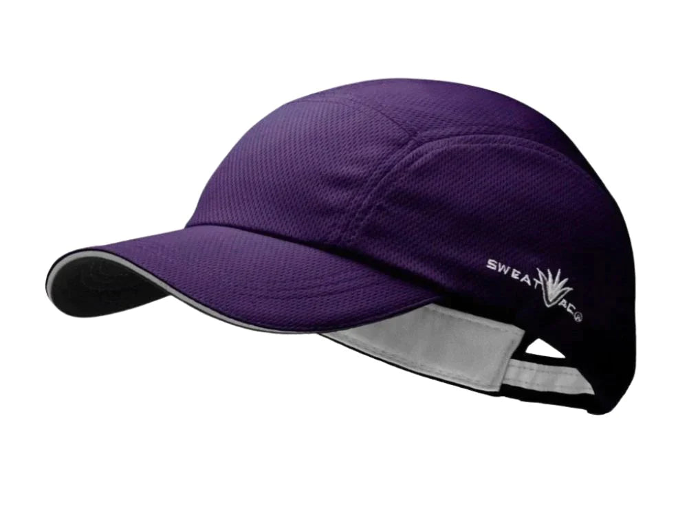 Purple shop running hat
