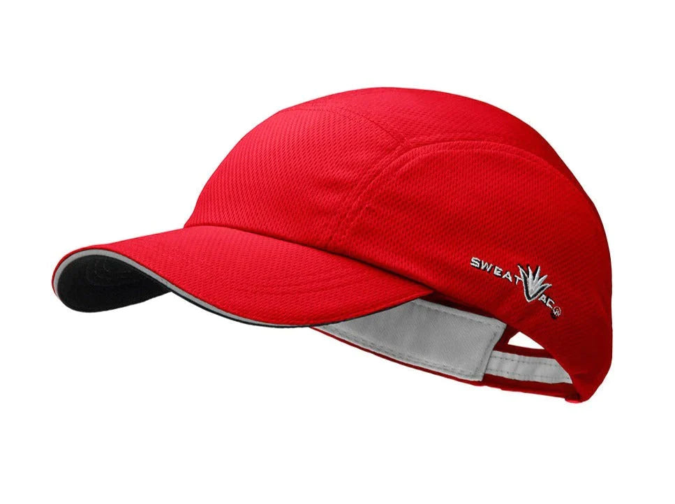 SweatVac | Running Hat with UltraVac Sweat Liner High Vis Green