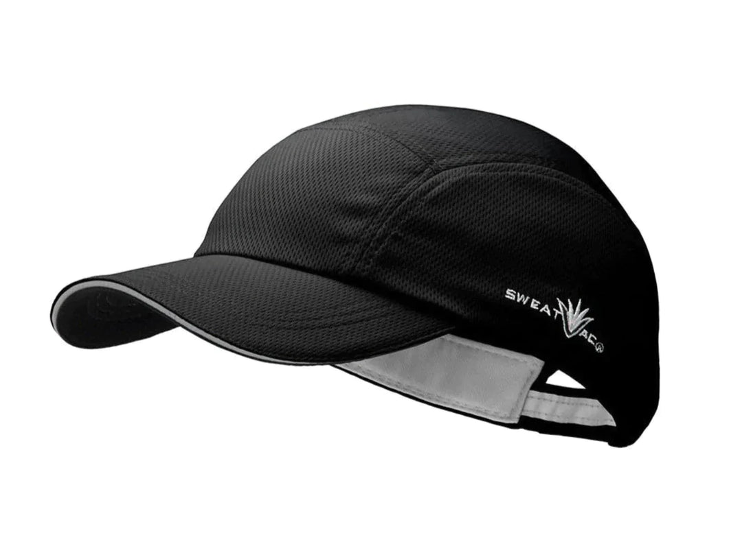 Sweatvac | Running Hat with UltraVac Sweat Liner Black